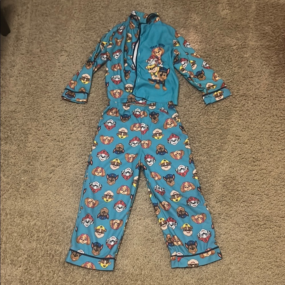 Blue Paw Patrol Pajama Set